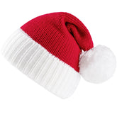 Adult Knit Christmas Beanie Hat with Pom Poms