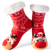 Womens Christmas Slipper Socks