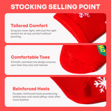 6 PCS Winter Christmas Socks for Women