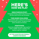 Cheer Pong Game Christmas Ugly Sweater for Men