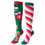 Women Christmas High Socks - 2 Pack