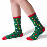 Unisex String Light Bulbs Novelty Socks - 1 Pack