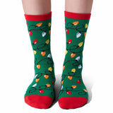Unisex String Light Bulbs Novelty Socks - 1 Pack