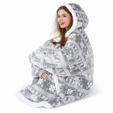 Wearable Blanket Snowflake For Adults