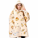 Wearable Blanket Lazy Cat For Adults