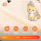 Wearable Blanket Lazy Cat For Adults