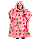 Wearable Blanket Mood Strawberry For Kids