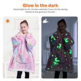 Wearable Blanket Unicorn Gow Print For Kids