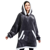 Wearable Blanket Dark Gray For Adults
