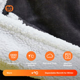 Wearable Blanket Dark Gray For Adults