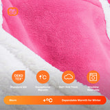 Wearable Blanket Bright Pink For Adults