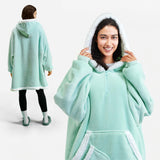 Wearable Blanket Light Green For Adults