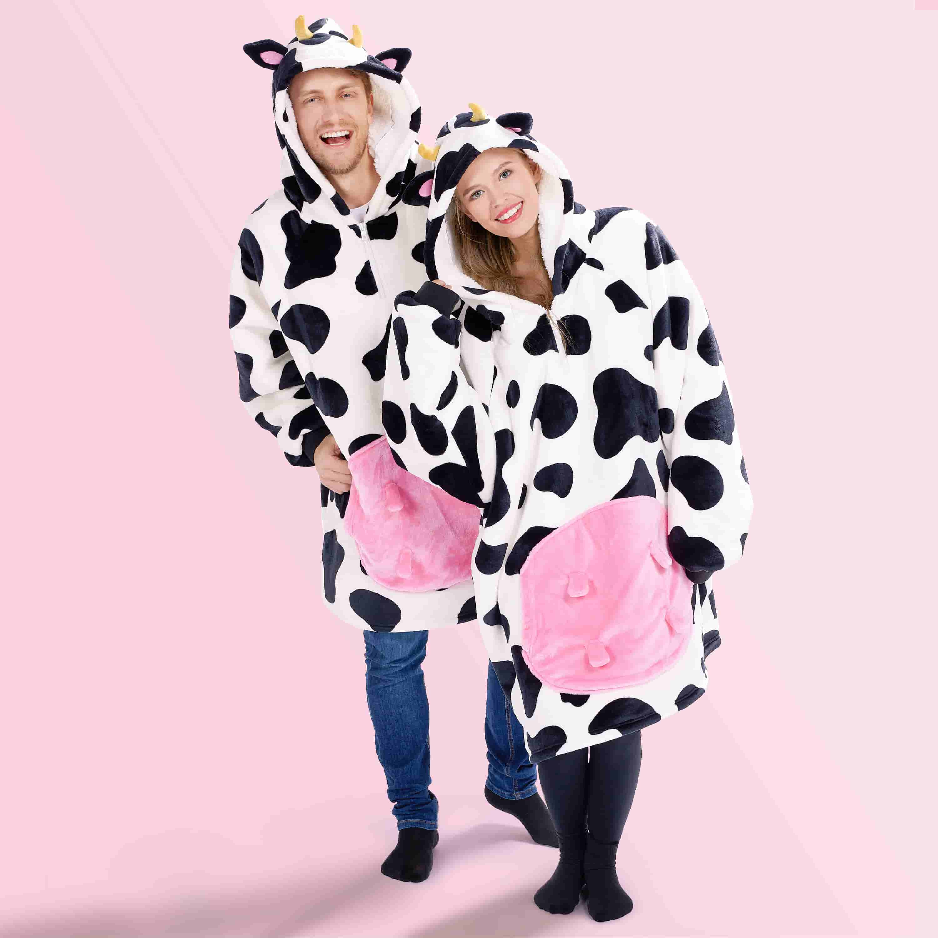 Wearable Blanket Cow For Adults