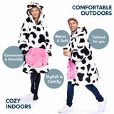 Wearable Blanket Cow For Adults