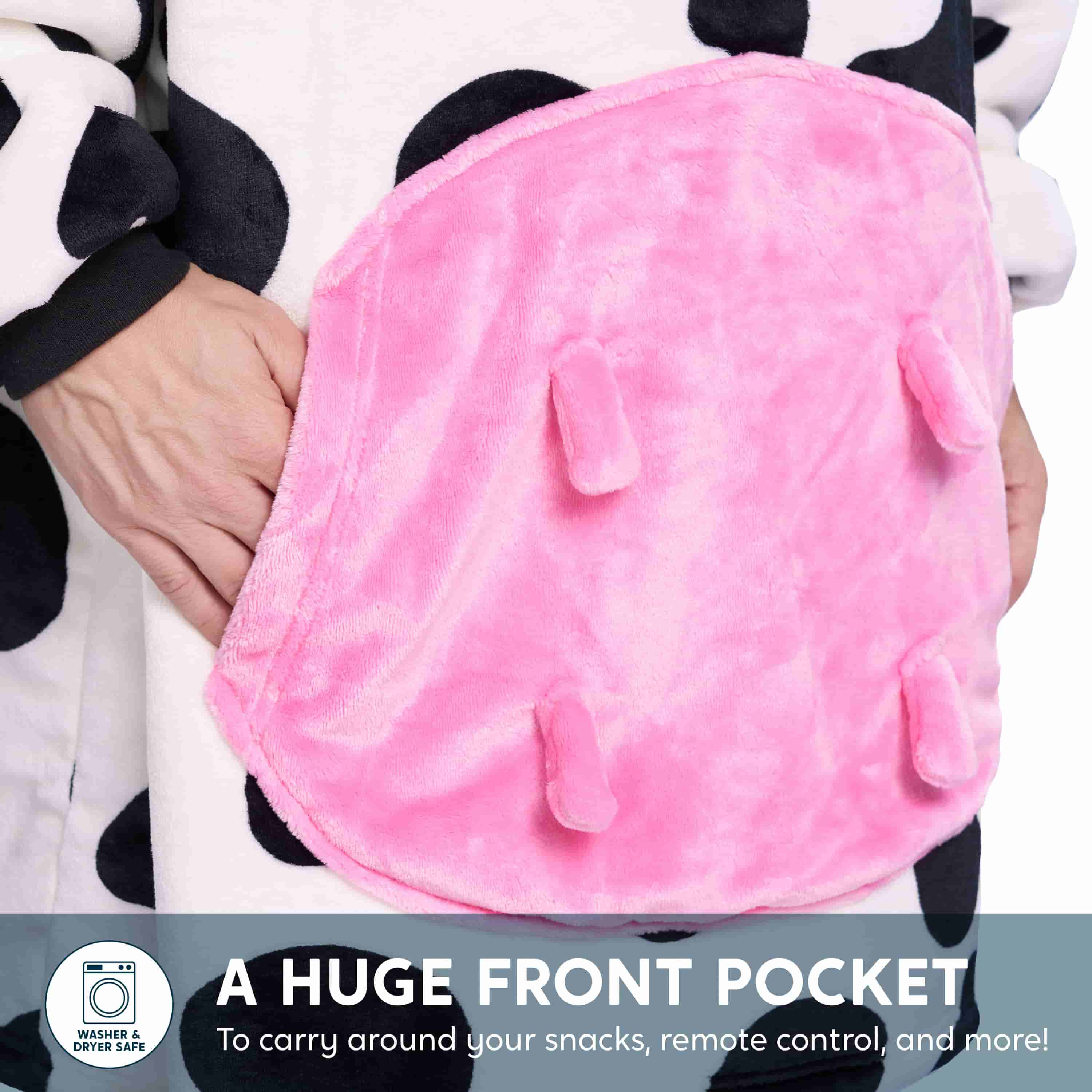 Wearable Blanket Cow For Adults