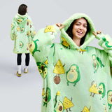 Wearable Blanket Avocado & Cheese For Adults