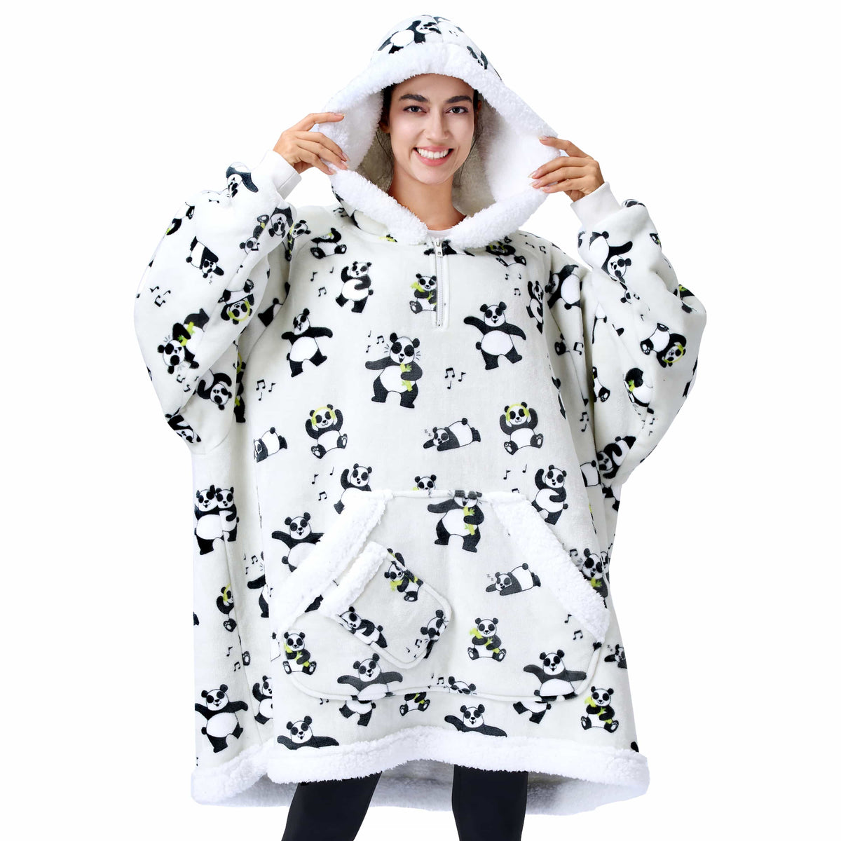 Wearable Blanket Dancing Panda For Adults