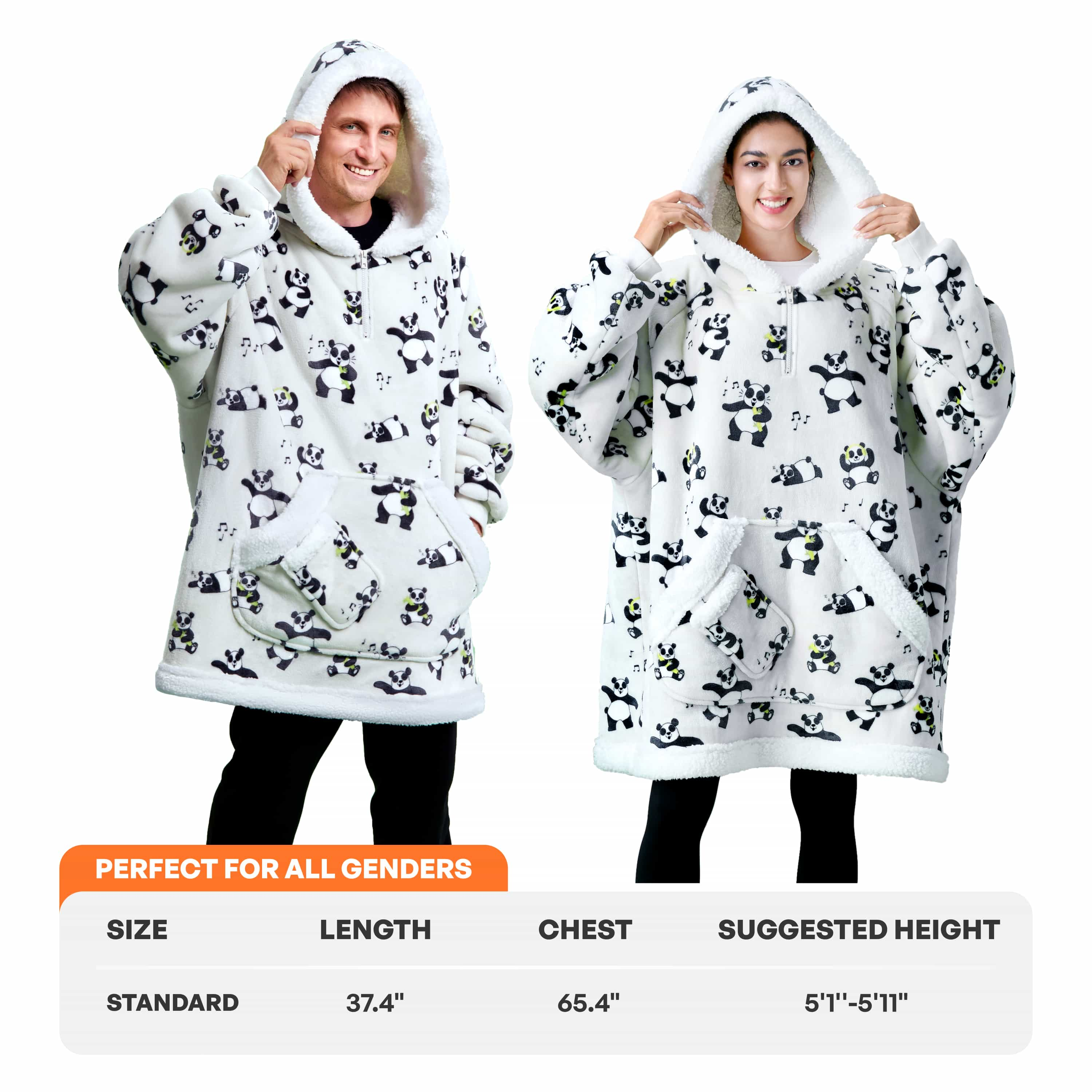 Wearable Blanket Dancing Panda For Adults