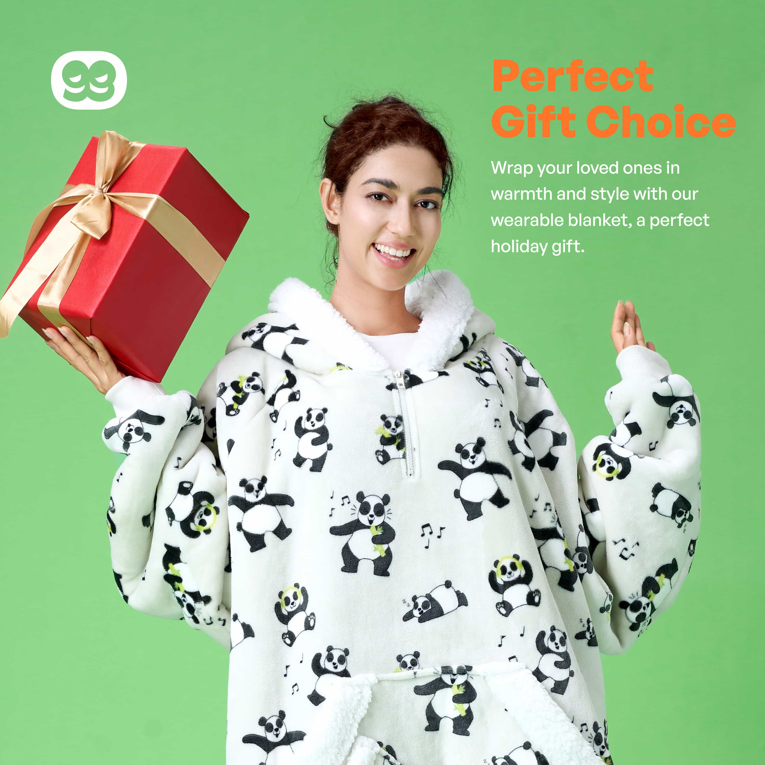 Wearable Blanket Dancing Panda For Adults