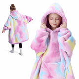 Wearable Blanket Cotton Candy Tie Dye For Kids