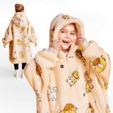 Wearable Blanket Lazy Cat For Kids