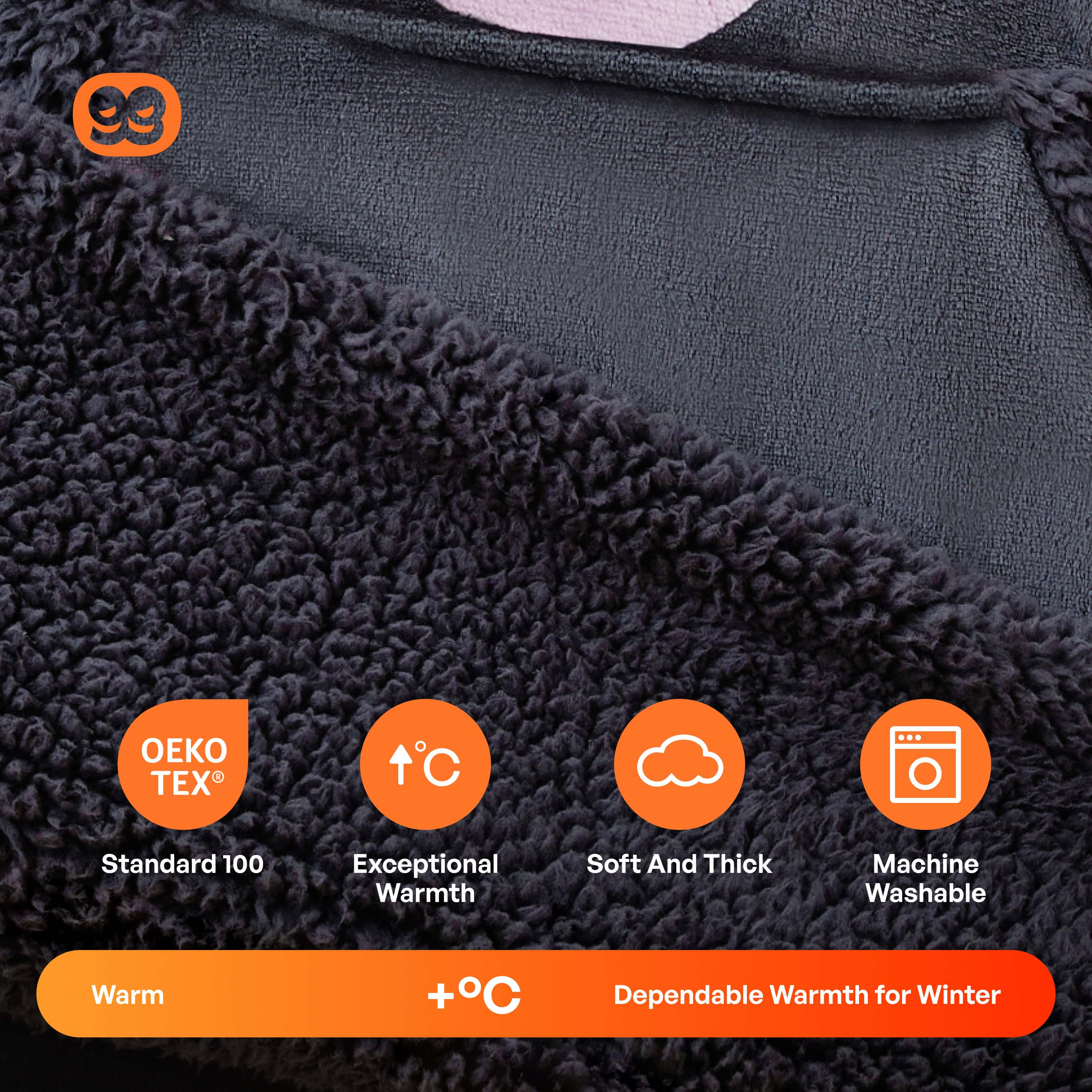 Wearable Blanket Black Cat For Adults