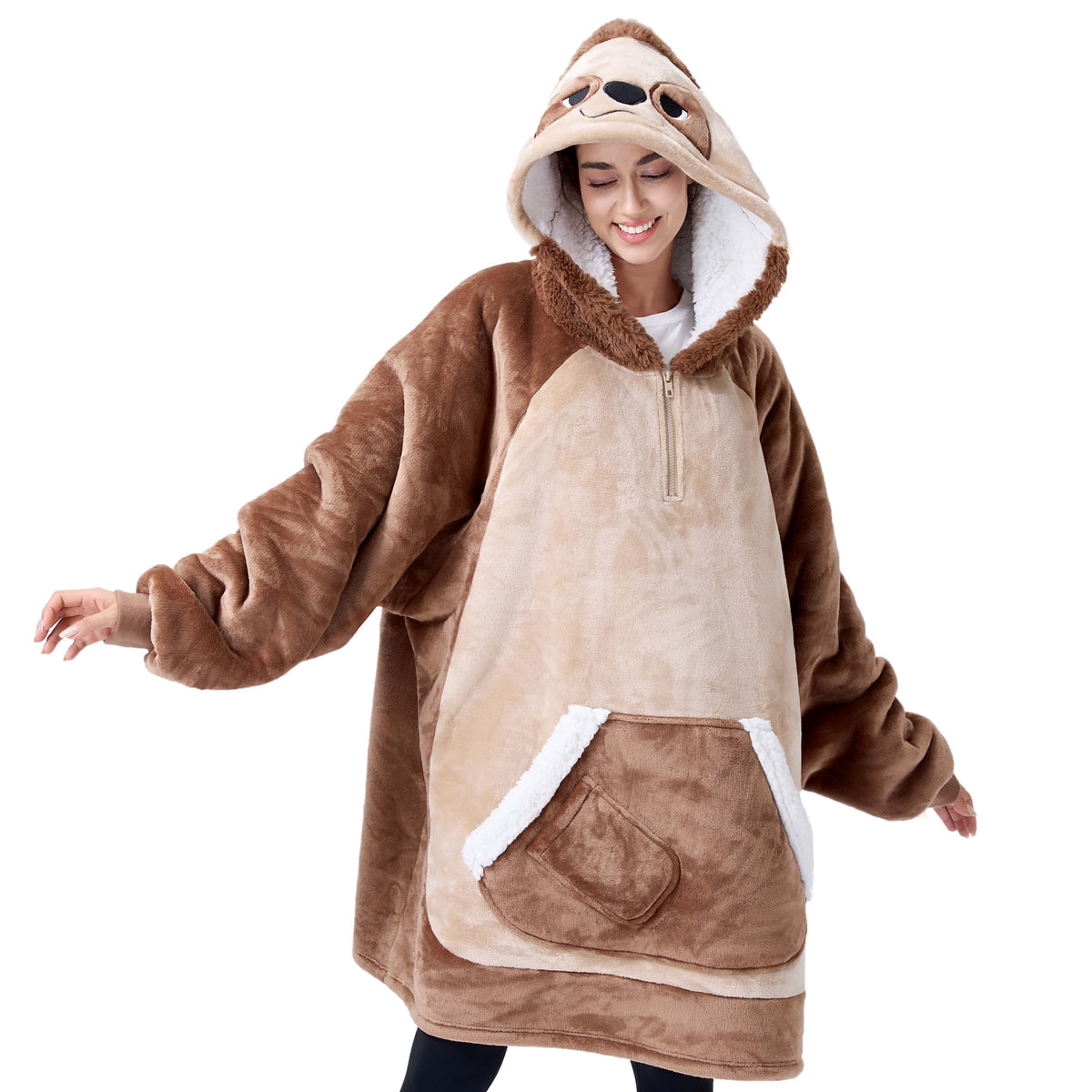 Wearable Blanket Sloth For Adults