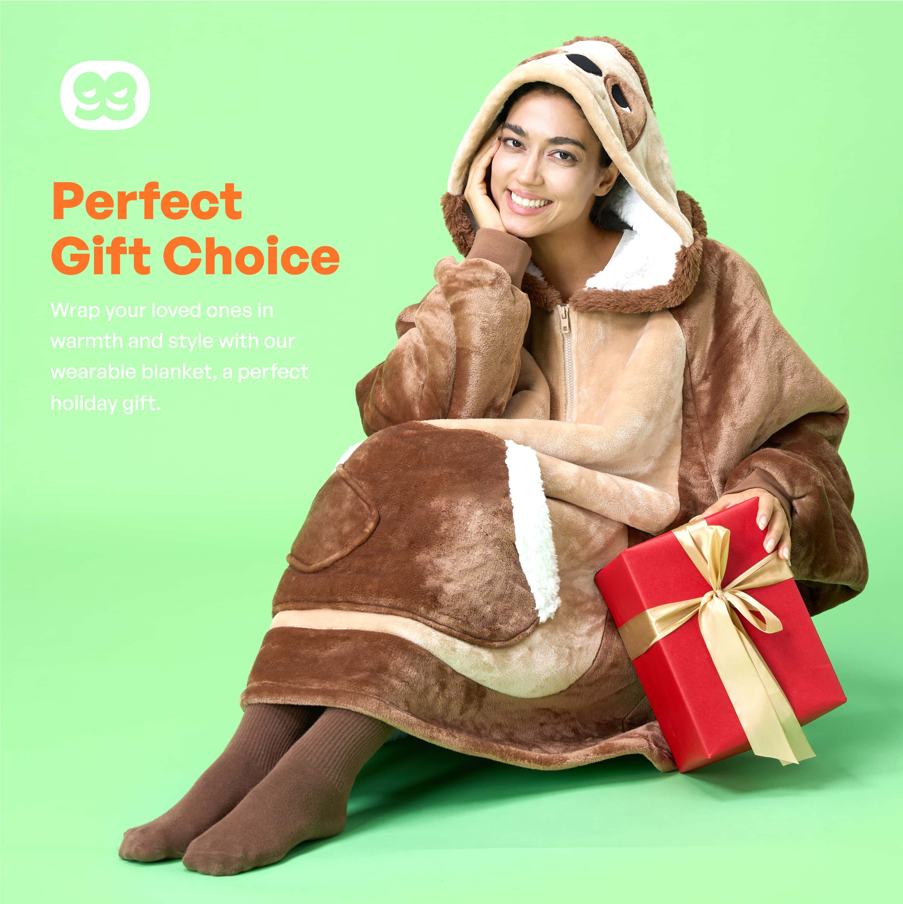 Wearable Blanket Sloth For Adults