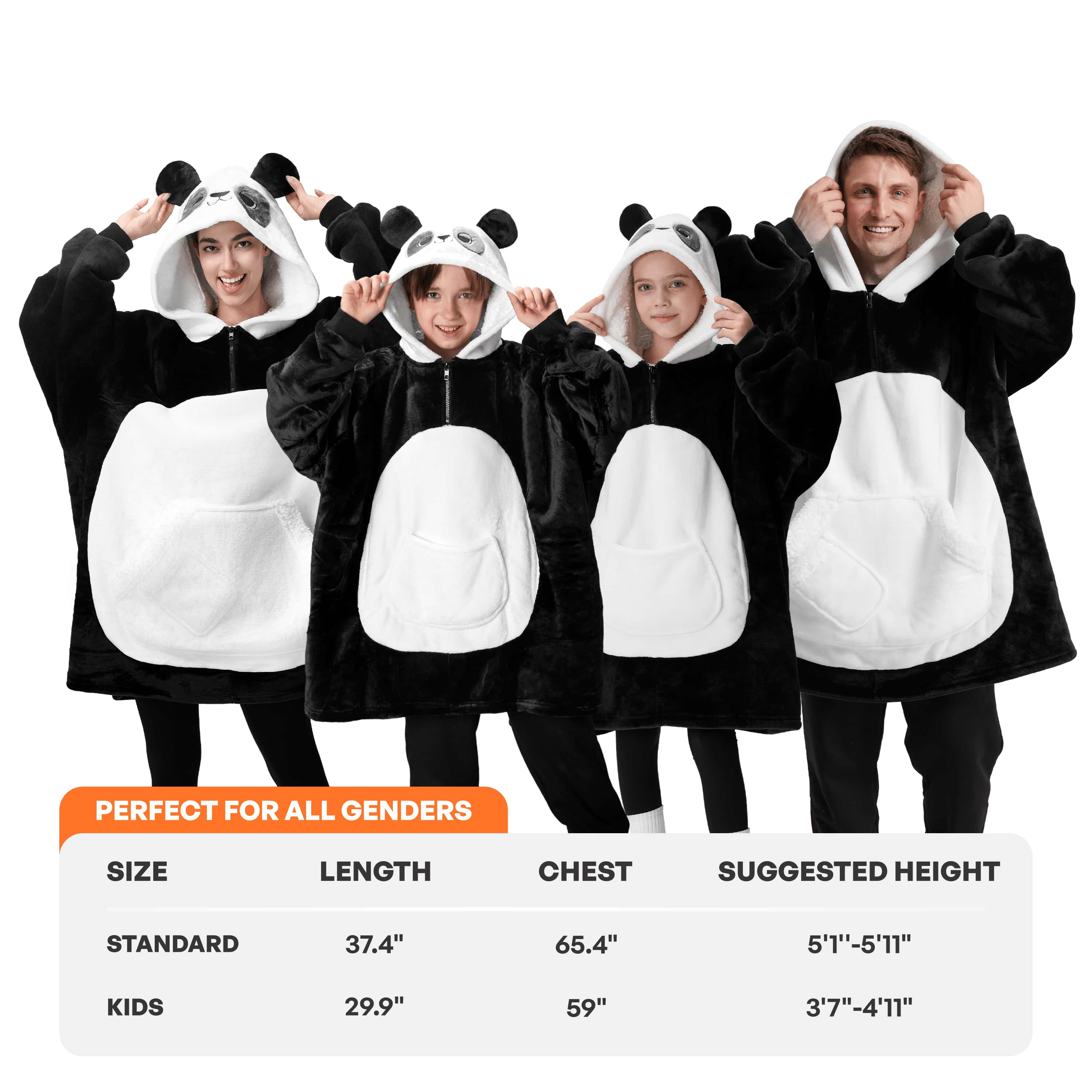 Wearable Blanket Panda For Adults