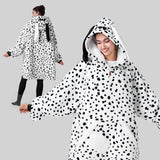 Wearable Blanket Playful Dalmatian For Adults