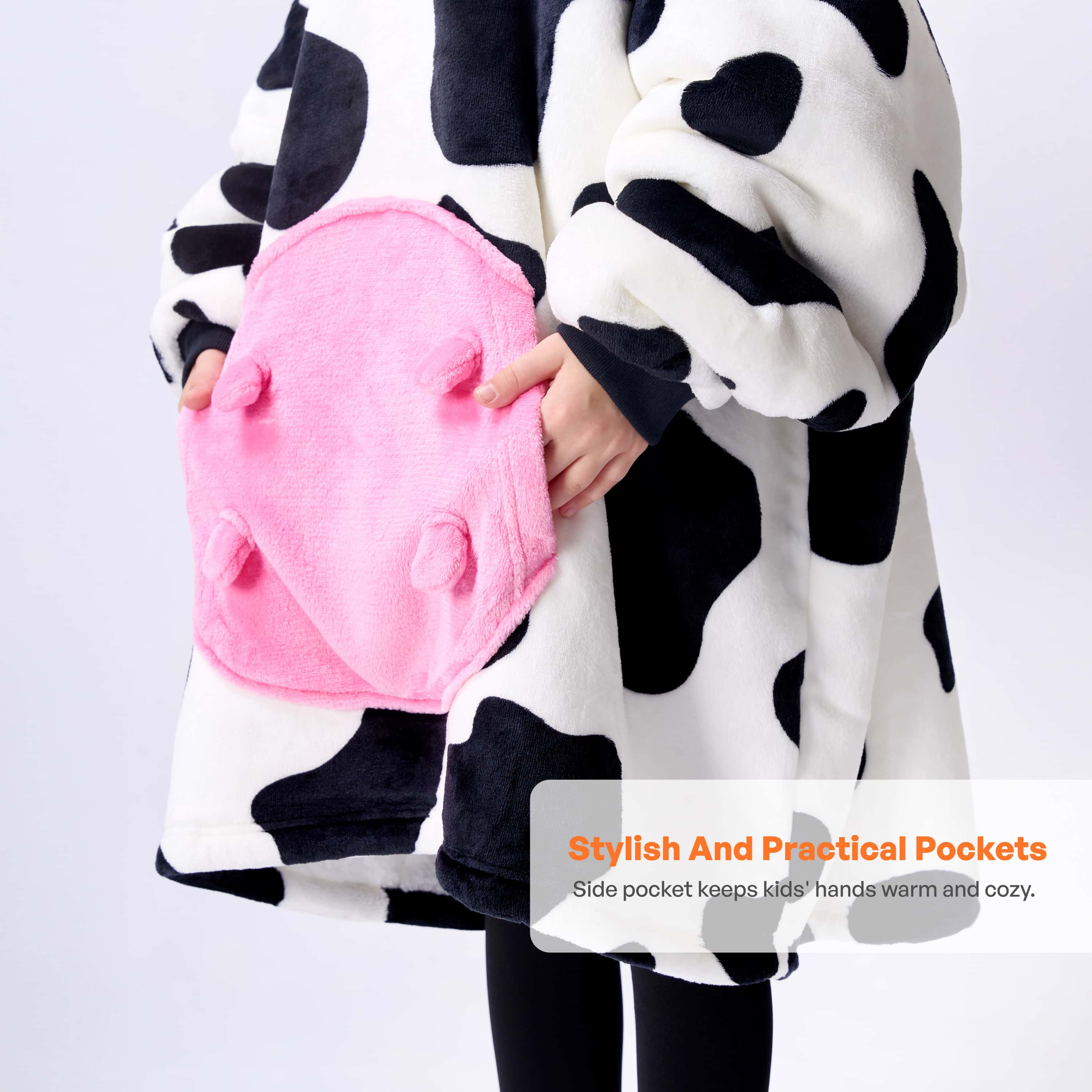 Wearable Blanket Cow For Kids