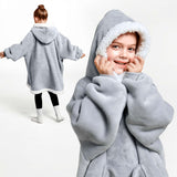 Wearable Blanket Gray For Kids