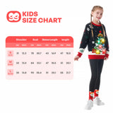 Kids Ugly Christmas Sweater LED Light Up Christmas Tree