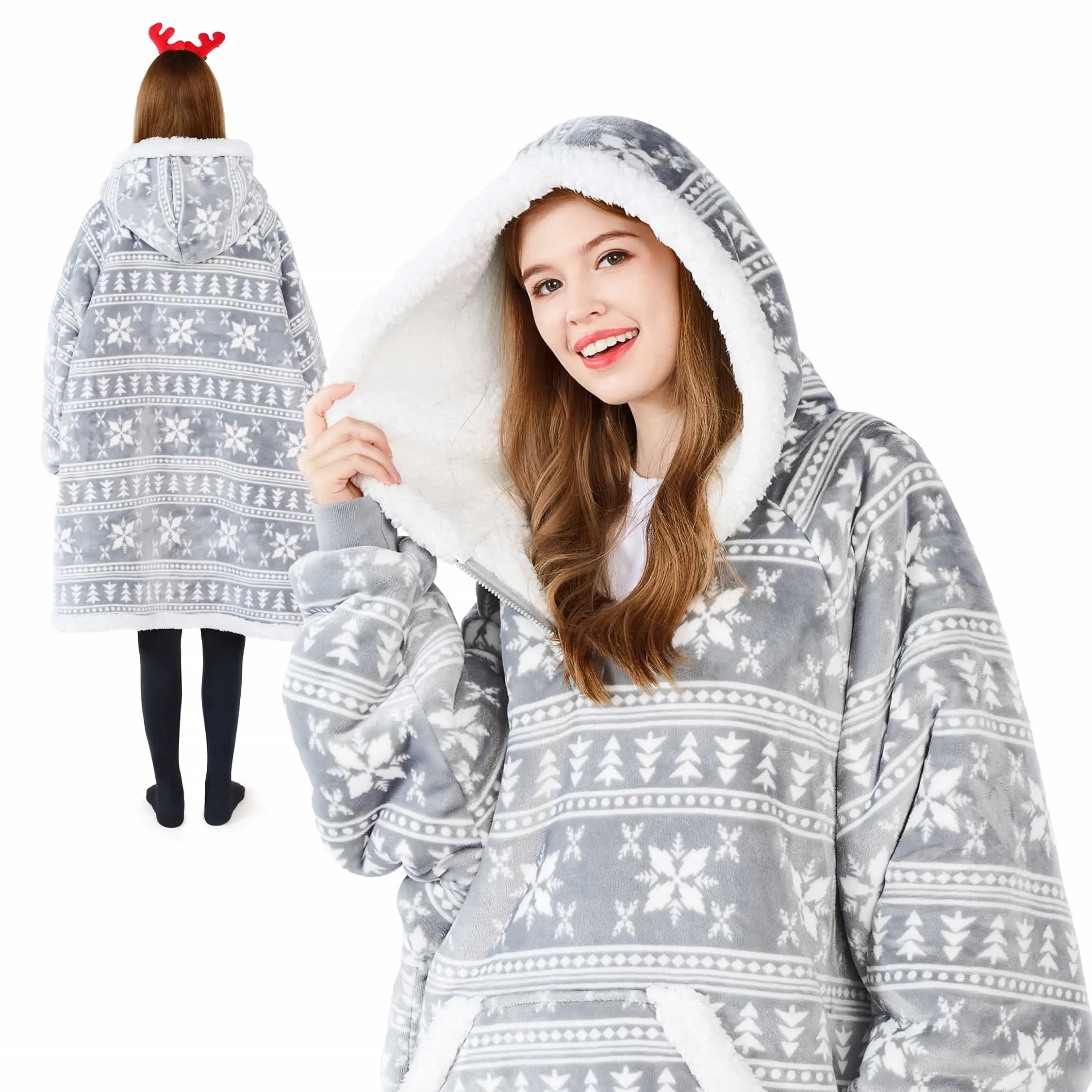 Wearable Blanket Snowflake For Adults