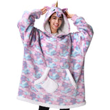 Wearable Blanket Unicorn For Adults