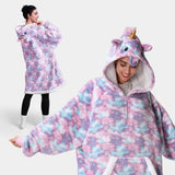 Wearable Blanket Unicorn For Adults